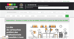 Desktop Screenshot of cartouche-du-toner.com